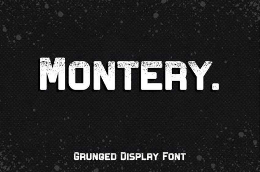 Montery Display Font