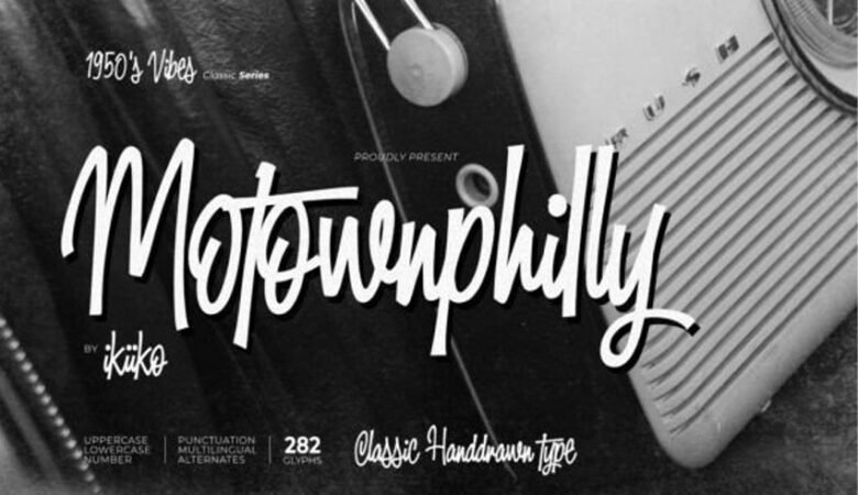 Motownphilly Font