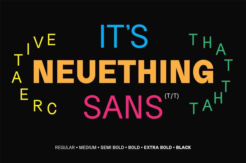 Neuething Sans Font