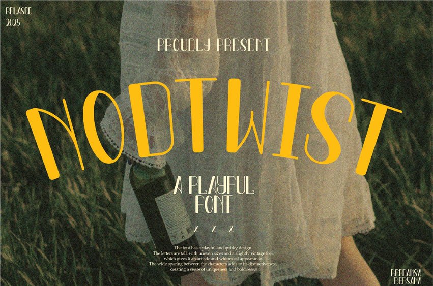Nodtwist Playful Font