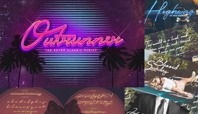 Outrunner 80's Font