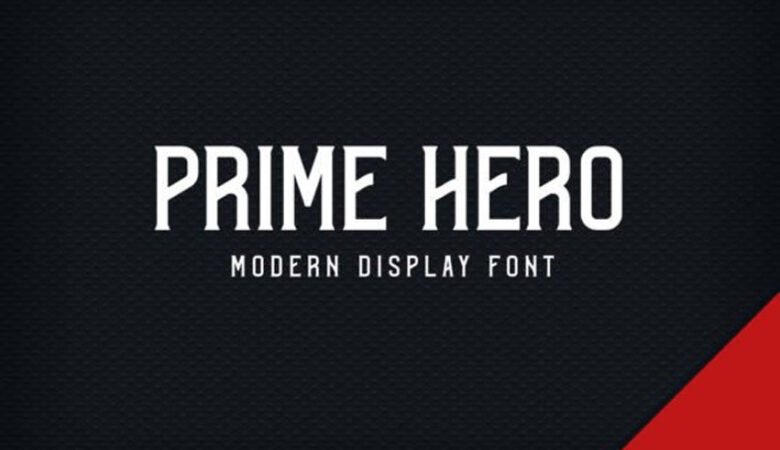 Prime Hero Font