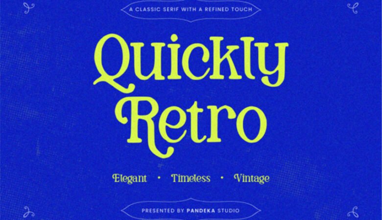 Quickly Retro Font