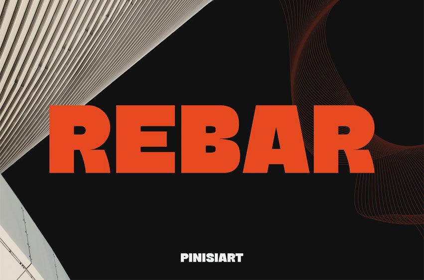 Rebar Font