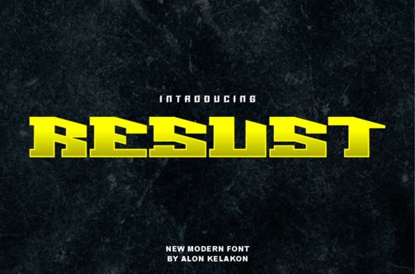 Resust Font