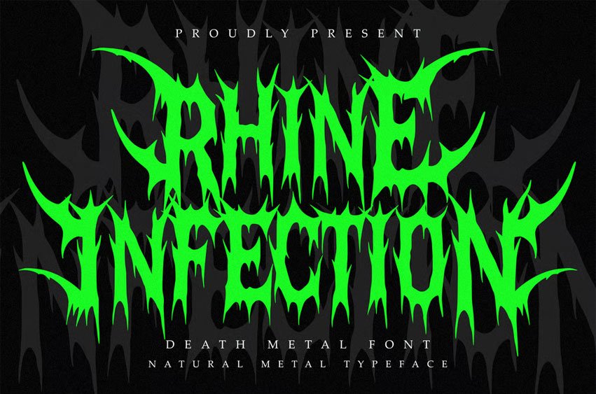Rhine Infection Font