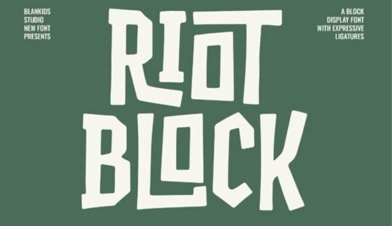 Riot Block Font