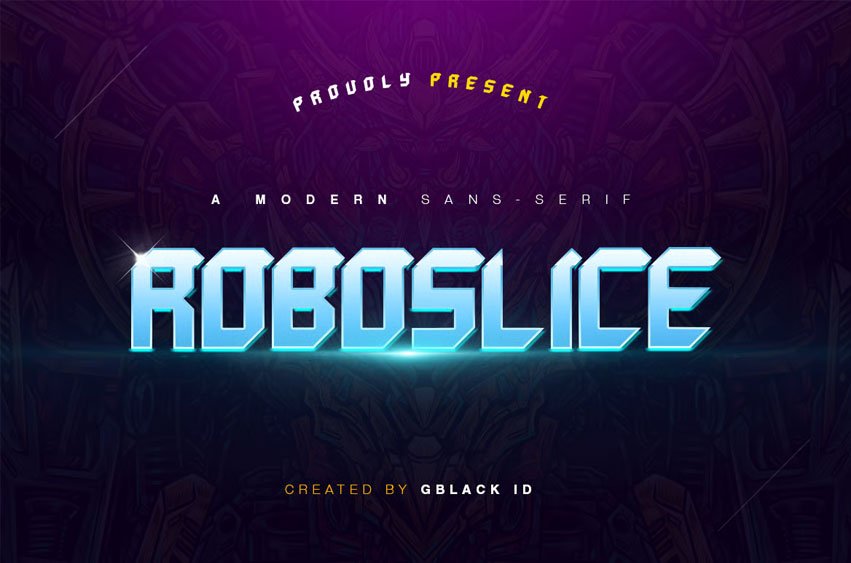 Roboslice Font