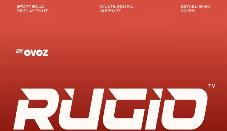 Rugio Sports Font