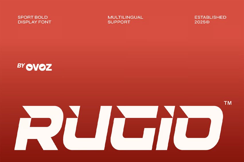 Rugio Sports Font