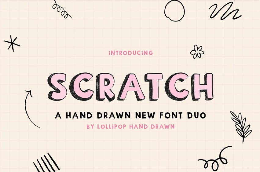 Scratch Duo Font