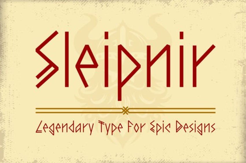 Sleipnir Font