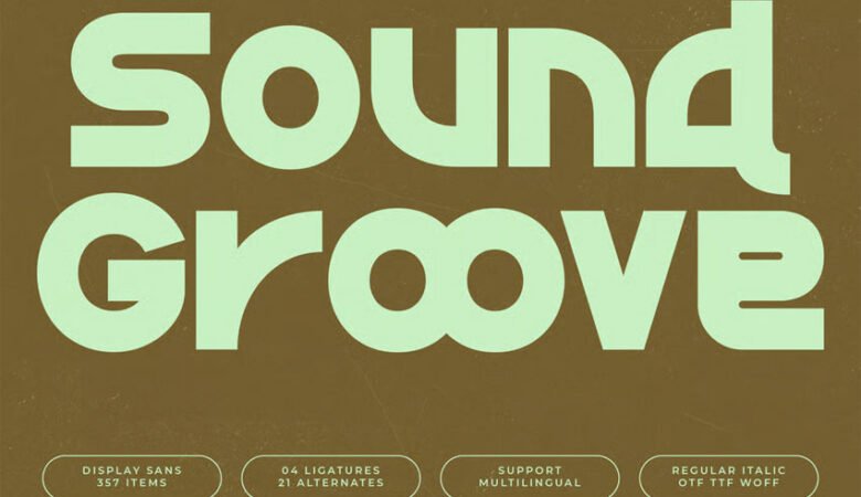 Sound Groove Font