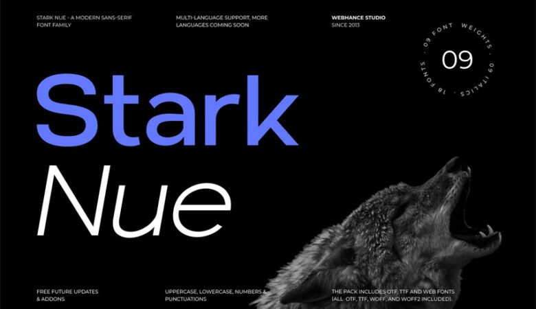 Stark Nue Font