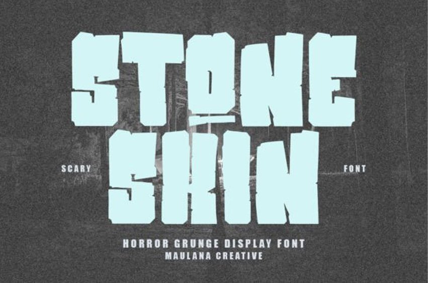 Stone Skin Font