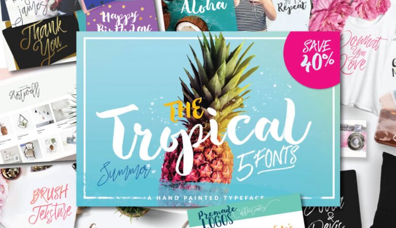 The Tropical Set Font