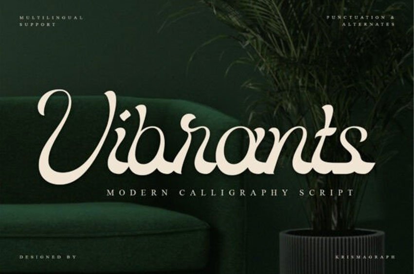 Vibrants Font