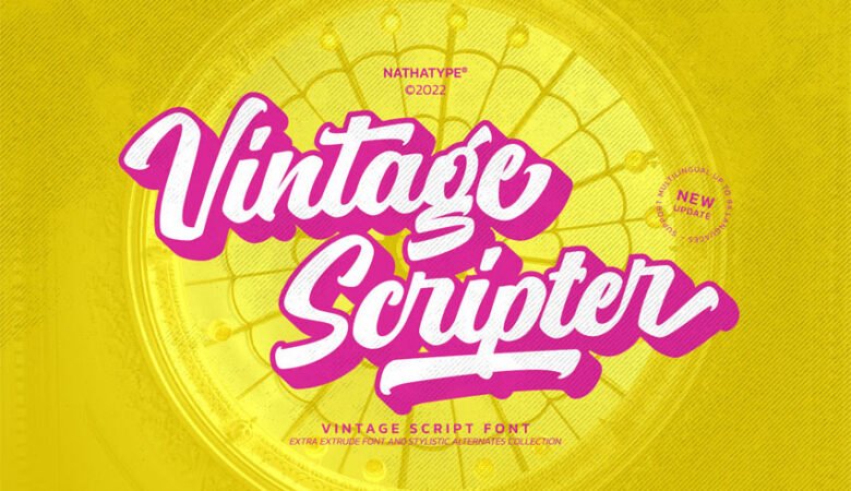 Vintage Scripter Font