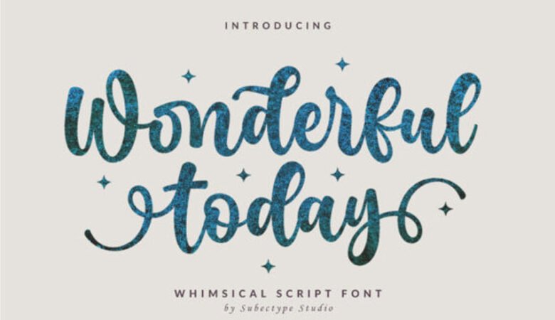 Wonderful Today Font