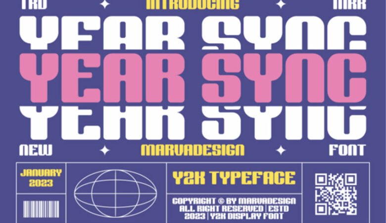 Year Sync Font
