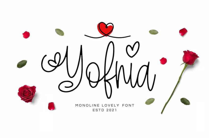 Yofnia Font