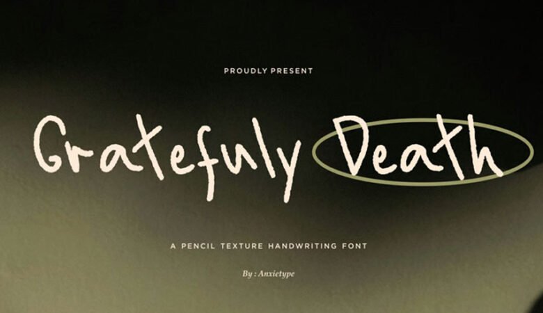 AT Gratefuly Death Font