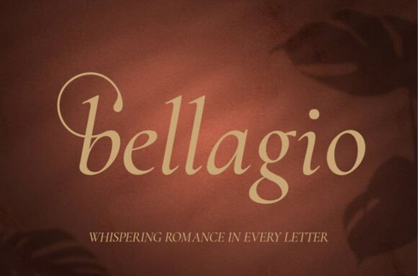 Bellagio Font
