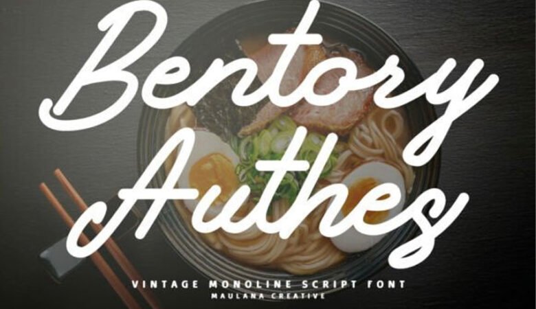 Bentory Authes Font