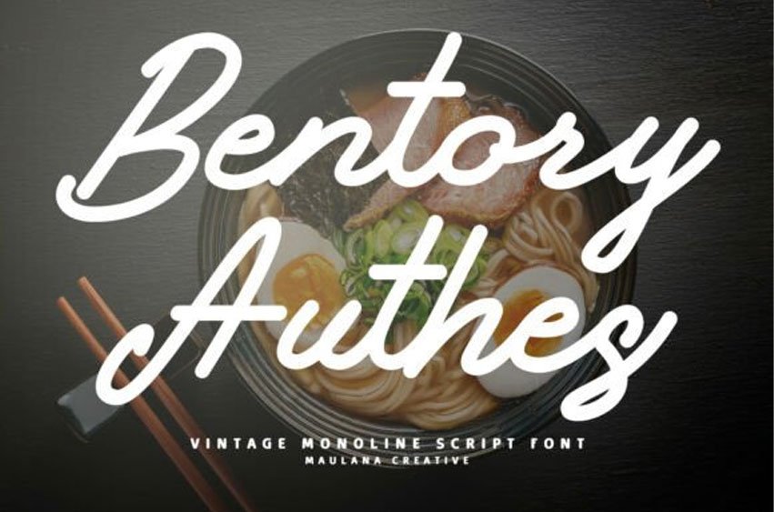 Bentory Authes Font