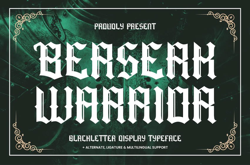 Berserk Warrior Font