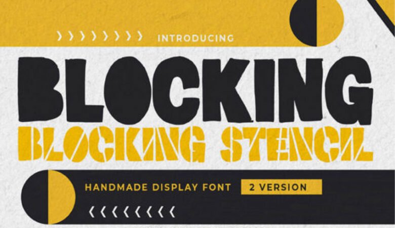 Blocking Font