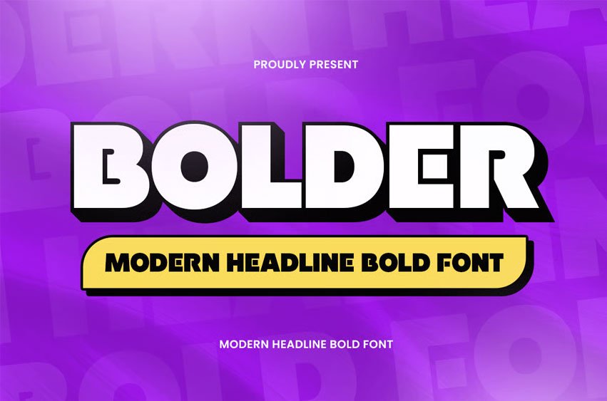 Bolder Font