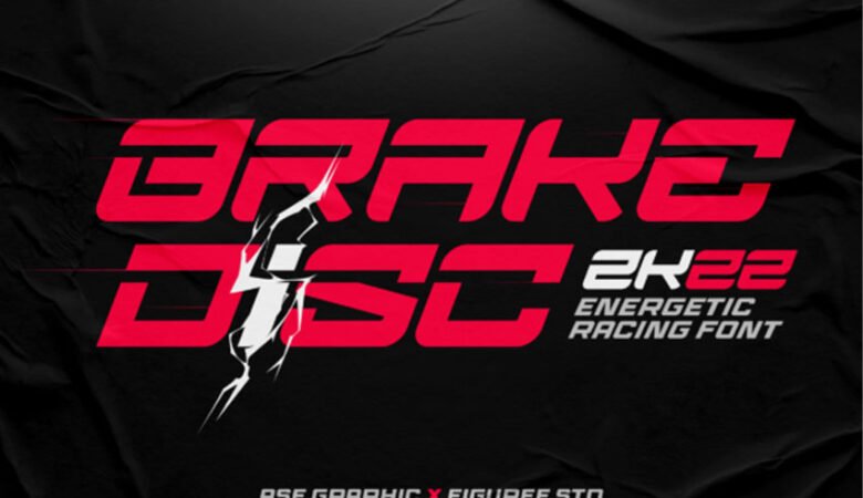 Brake Disc Font