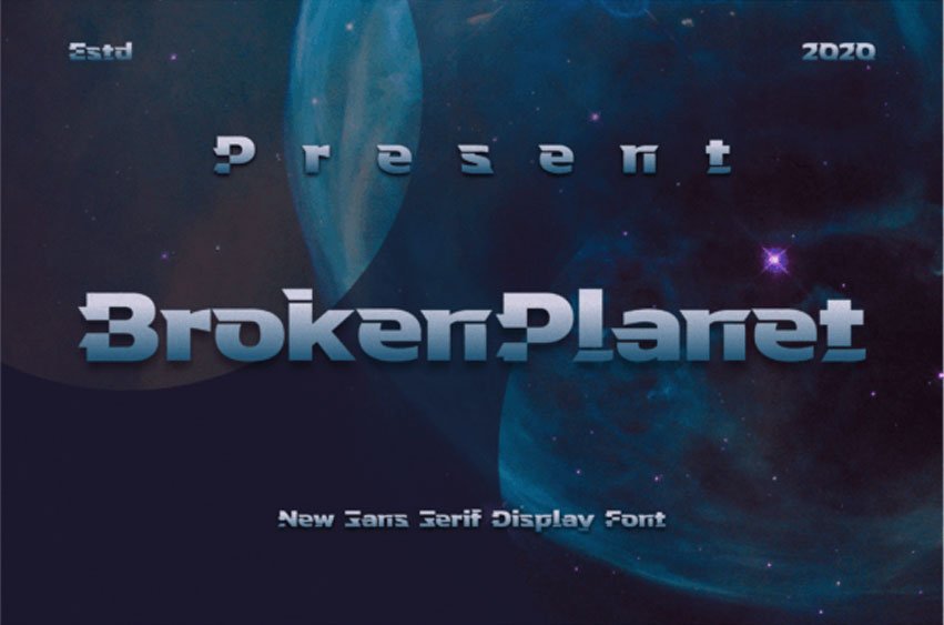 Broken Planet Font