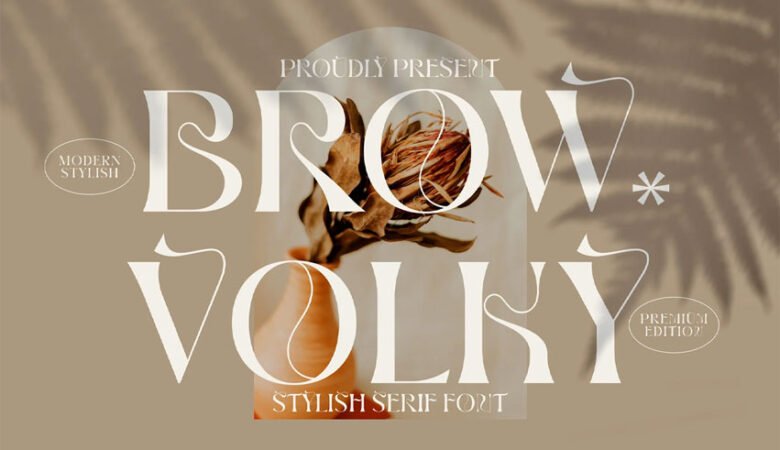 Brown Volky Font