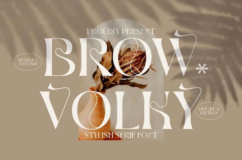 Brown Volky Font