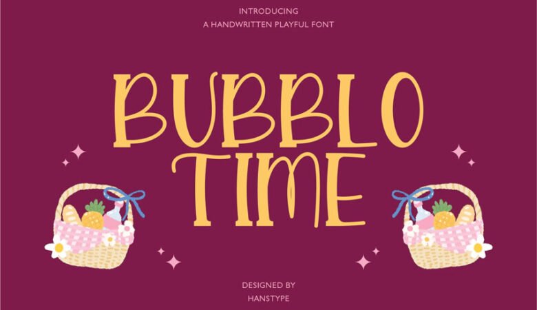 Bubblotime Font