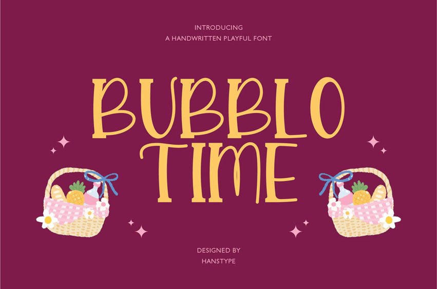Bubblotime Font
