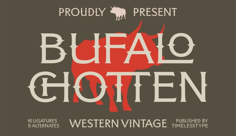 Bufalo Chotten Font