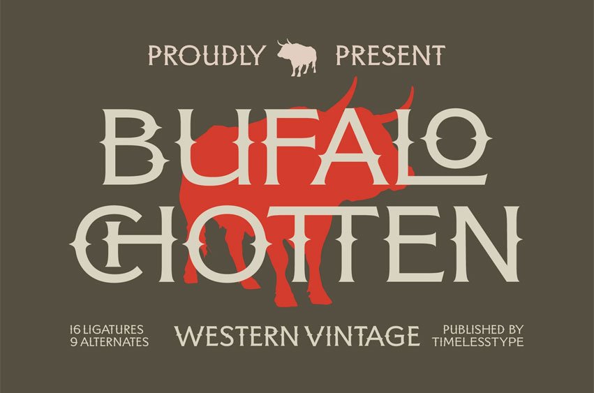 Bufalo Chotten Font