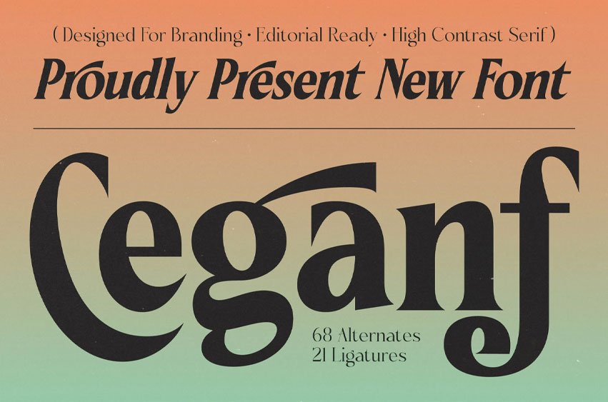 Ceganf Font