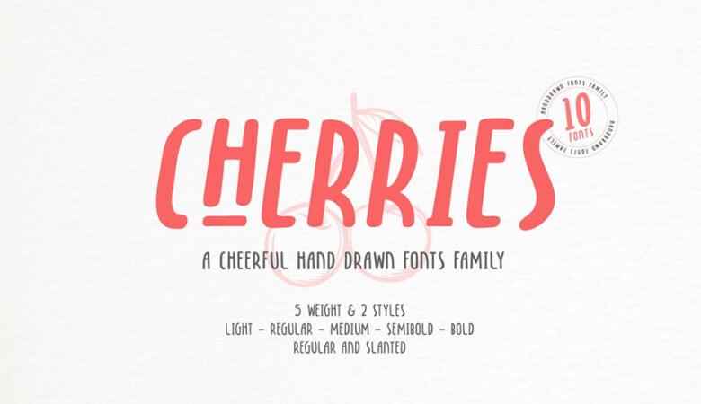 Cherries 10 Font