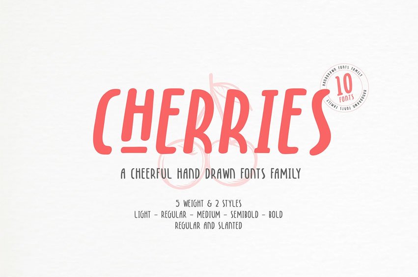 Cherries 10 Font