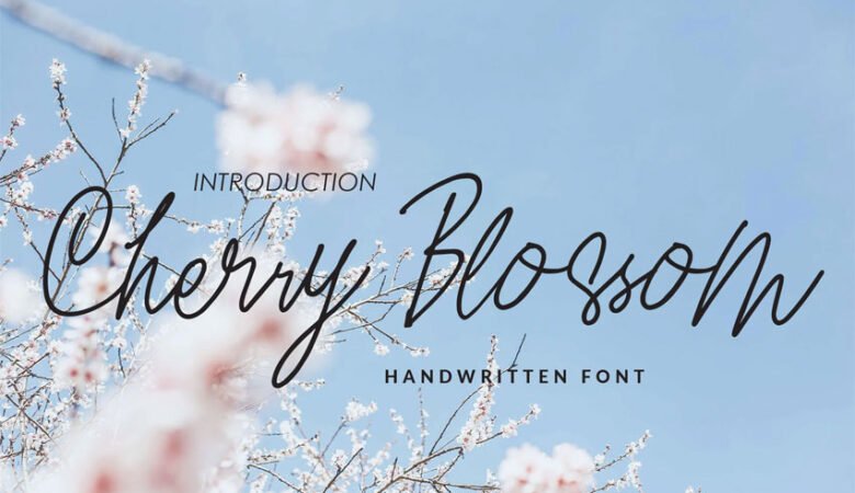 Cherry Blossom Handwritten Font