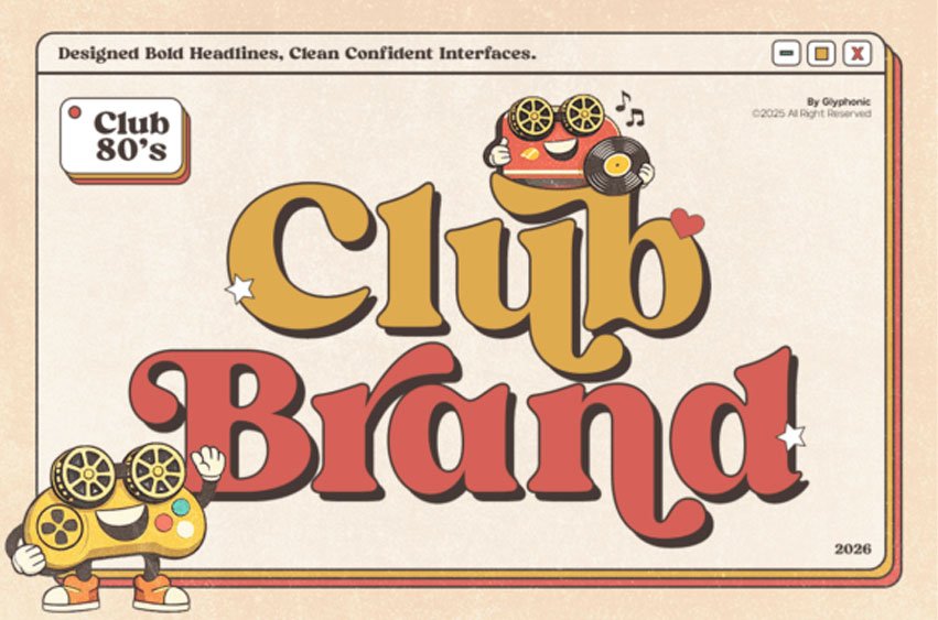 Club Brand Font