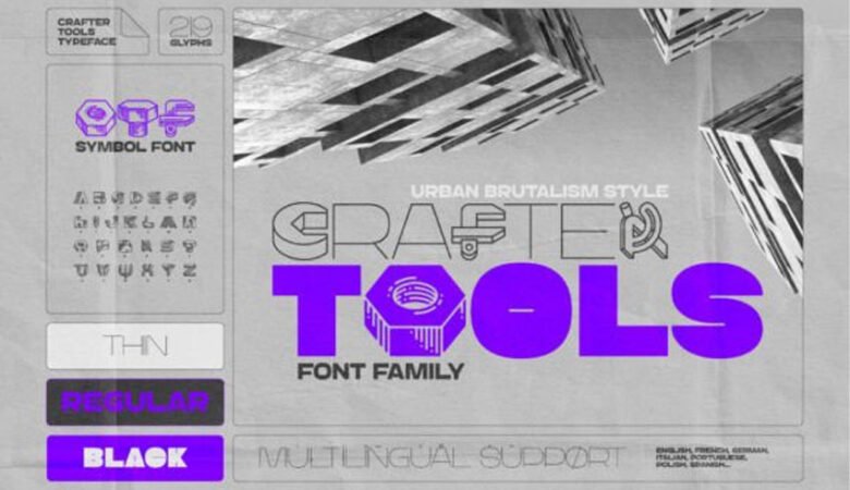 Crafter Tools Font