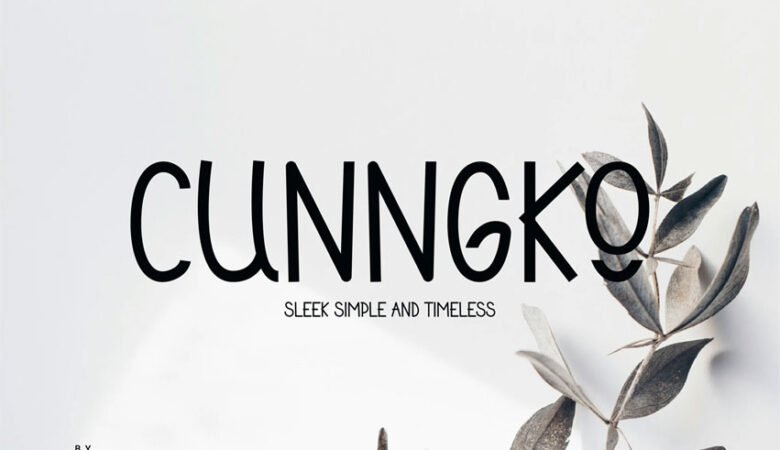 Cunngko Font
