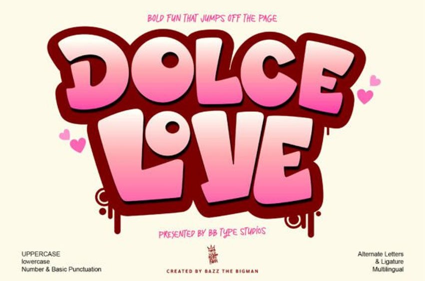 Dolce Love Font