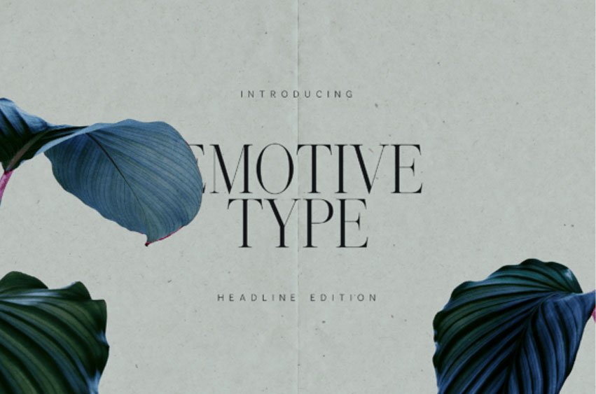 Emotive Type Font