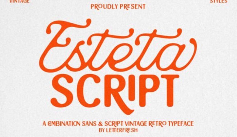 Esteta Script Font
